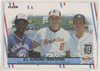 Tony Fernandez, Cal Ripken Jr, Alan Trammell