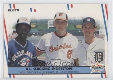 1988 Fleer - [Base] #635 - Tony Fernandez, Cal Ripken Jr, Alan Trammell