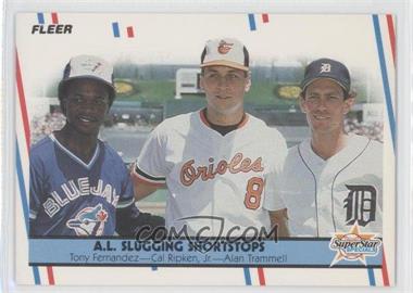 1988 Fleer - [Base] #635 - Tony Fernandez, Cal Ripken Jr, Alan Trammell