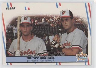 1988 Fleer - [Base] #640 - Billy Ripken, Cal Ripken Jr.