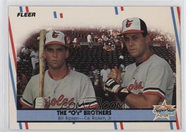 1988 Fleer - [Base] #640 - Billy Ripken, Cal Ripken Jr.