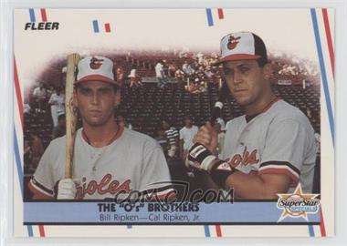 1988 Fleer - [Base] #640 - Billy Ripken, Cal Ripken Jr.