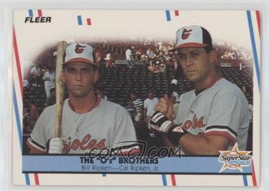 1988 Fleer - [Base] #640 - Billy Ripken, Cal Ripken Jr.