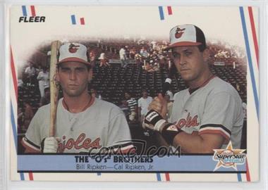 1988 Fleer - [Base] #640 - Billy Ripken, Cal Ripken Jr.