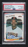 Dave Henderson [PSA Authentic PSA/DNA Cert]