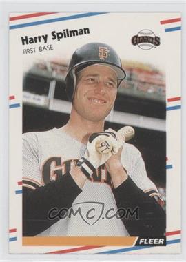 1988 Fleer - [Base] #97 - Harry Spilman