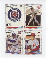 Detroit Tigers Team, Dwight Evans, Ryne Sandberg, Shane Rawley [Good to&nb…