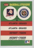 Atlanta Braves Team, Detroit Tigers Team