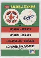 Boston Red Sox Team, Los Angeles Dodgers Team