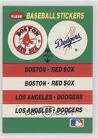 Boston Red Sox Team, Los Angeles Dodgers Team