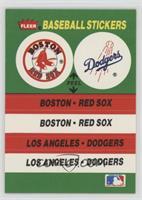Boston Red Sox Team, Los Angeles Dodgers Team