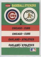 Chicago Cubs Team, Oakland Athletics (Kingdome)