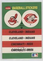 Cleveland Indians Team, Cincinnati Reds Team (Cleveland Indians Back)