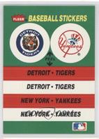 Detroit Tigers, New York Yankees (Veterans Stadium)