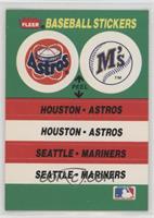 Houston Astros Team, Seattle Mariners Team (Oakland Athletics Back) [EX to…