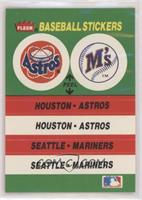 Houston Astros Team, Seattle Mariners Team (Oakland Athletics Back)