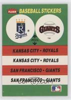 Kansas City Royals, San Francisco Giants (Yankee Stadium)
