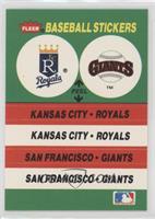 Kansas City Royals Logo, San Francisco Giants (Exhibition Stadium)
