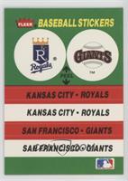 Kansas City Royals Logo, San Francisco Giants (Exhibition Stadium)