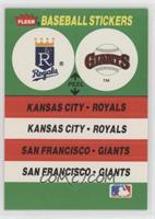 Kansas City Royals Logo, San Francisco Giants (Exhibition Stadium)