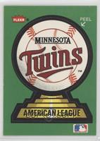 Minnesota Twins Logo (Red Stitching)