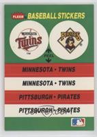 Minnesota Twins, Pittsburgh Pirates (Arlington Stadium)