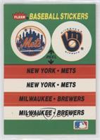 New York Mets, Milwaukee Brewers Team