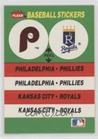 Philadelphia Phillies, Kansas City Royals