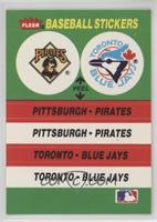 Pittsburgh Pirates Team, Toronto Blue Jays Team (The Metrodome) [Good to&n…