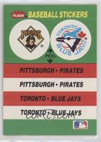 Pittsburgh Pirates, Toronto Blue Jays (Anaheim Stadium)