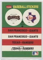 San Francisco Giants, Texas Rangers (Yankee Stadium)