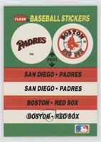 San Diego Padres, Boston Red Sox (Memorial Stadium)