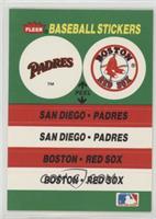 San Diego Padres, Boston Red Sox (Dodger Stadium)