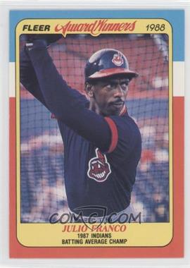 1988 Fleer Award Winners - Box Set [Base] #13 - Julio Franco