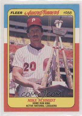 1988 Fleer Award Winners - Box Set [Base] #35 - Mike Schmidt