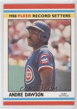 1988 Fleer Baseball Record Setters - Box Set [Base] #10 - Andre Dawson