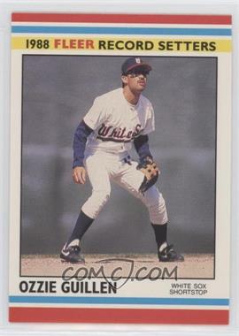 1988 Fleer Baseball Record Setters - Box Set [Base] #16 - Ozzie Guillen