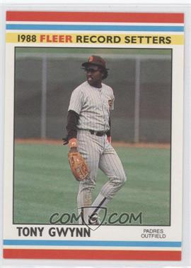 1988 Fleer Baseball Record Setters - Box Set [Base] #17 - Tony Gwynn
