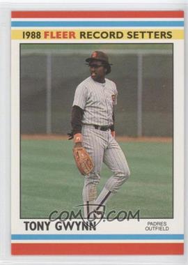 1988 Fleer Baseball Record Setters - Box Set [Base] #17 - Tony Gwynn