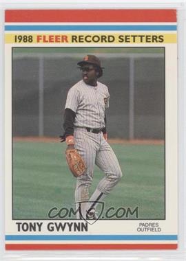 1988 Fleer Baseball Record Setters - Box Set [Base] #17 - Tony Gwynn