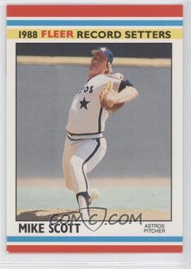 1988 Fleer Baseball Record Setters - Box Set [Base] #36 - Mike Scott