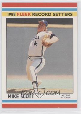 1988 Fleer Baseball Record Setters - Box Set [Base] #36 - Mike Scott
