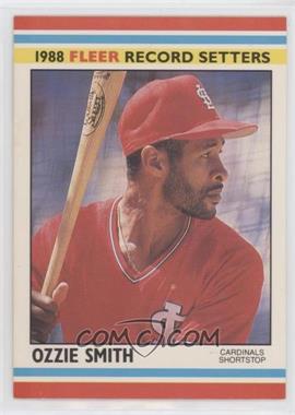 1988 Fleer Baseball Record Setters - Box Set [Base] #38 - Ozzie Smith