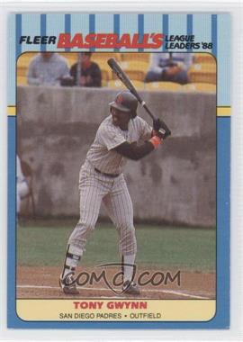 1988 Fleer Baseball's League Leaders - Box Set [Base] #16 - Tony Gwynn