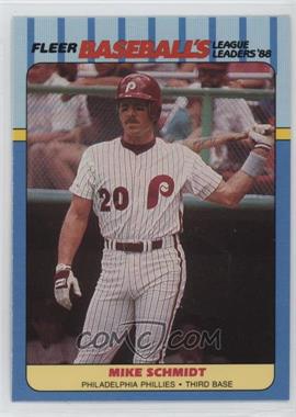 1988 Fleer Baseball's League Leaders - Box Set [Base] #35 - Mike Schmidt