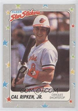 1988 Fleer Star Stickers - [Base] #3 - Cal Ripken Jr.