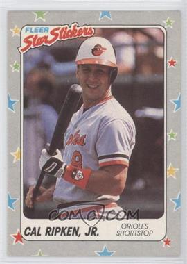 1988 Fleer Star Stickers - [Base] #3 - Cal Ripken Jr.