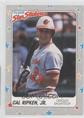 1988 Fleer Star Stickers - [Base] #3 - Cal Ripken Jr.