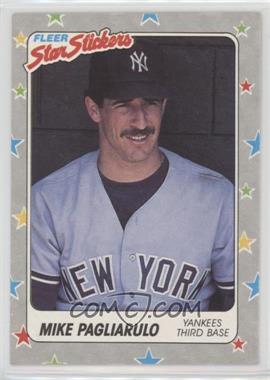 1988 Fleer Star Stickers - [Base] #49 - Mike Pagliarulo