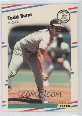 1988 Fleer Update - [Base] - Glossy #U-52 - Todd Burns